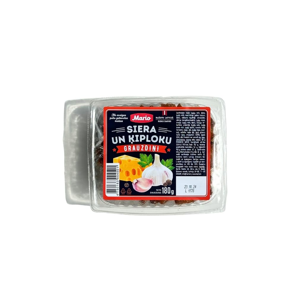 Grzanki ulubione żytnie ser z czosnkiem "Mario" 180g