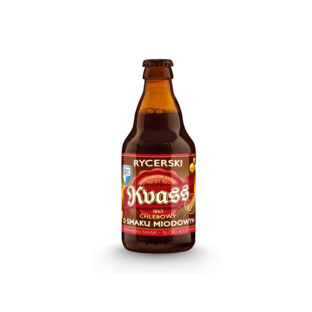 Kwas chlebowy miodowy "Rycerski" but. 330ml