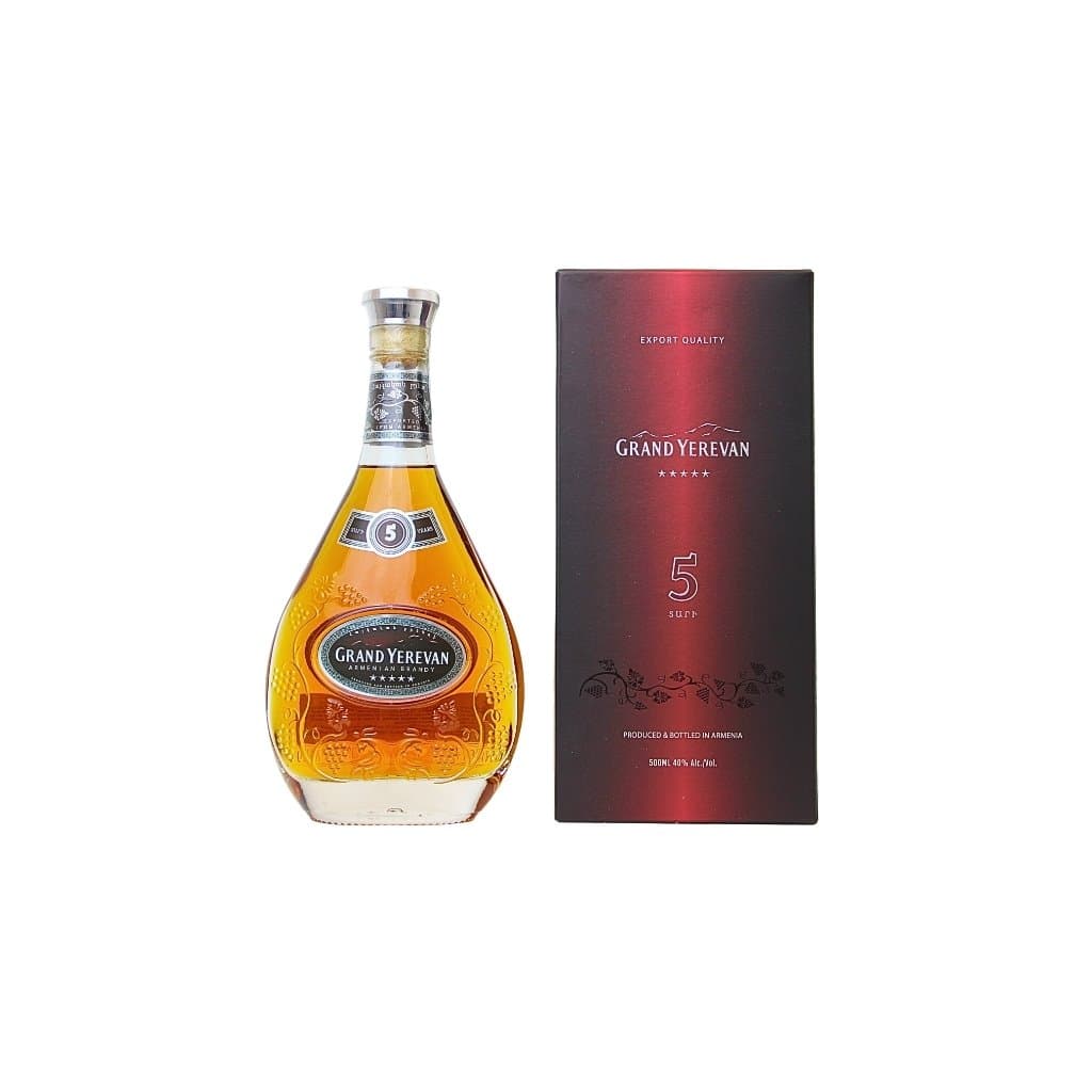 Brandy Grand Yerevan 5-yo + Gift box 500ml