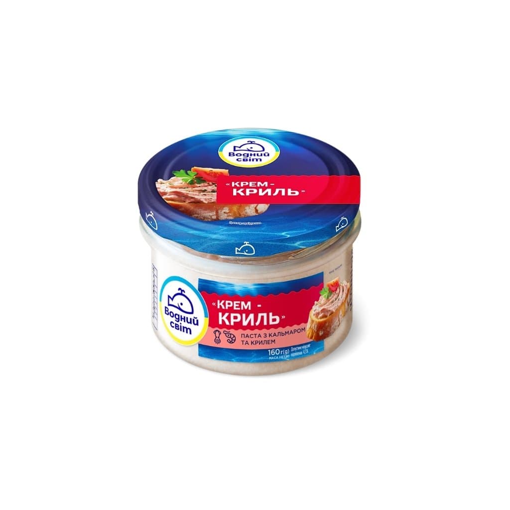 Pasta z kawioru gromadnika z mięsem z kryla "Wodny świat" sloik 160g