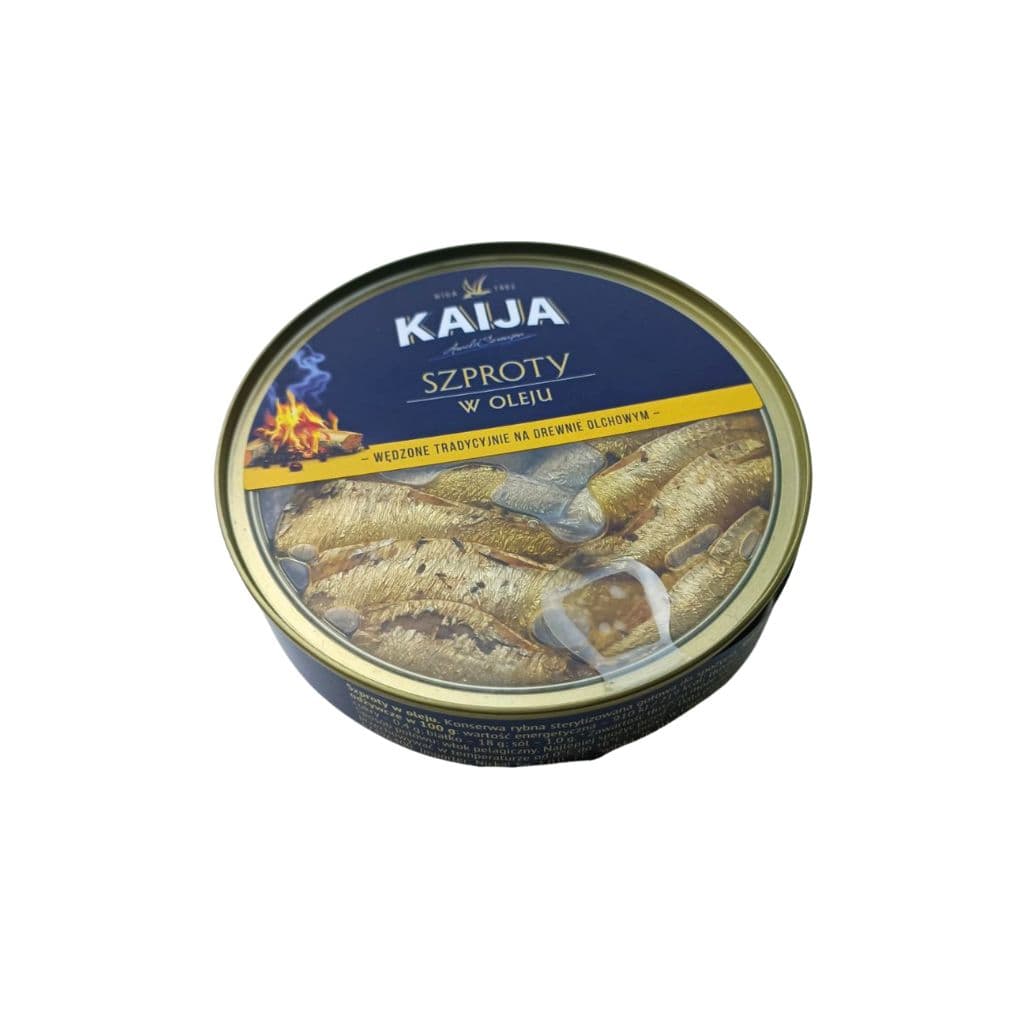Szprotki wędzone w oleju Kaija, 160g