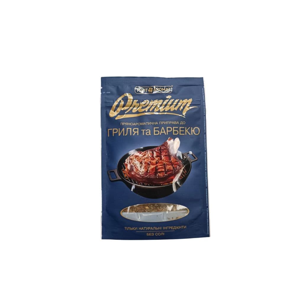 Przyprawa aromatyczna do grillowania i BBQ Premium "Tsvit i aromat" 40g