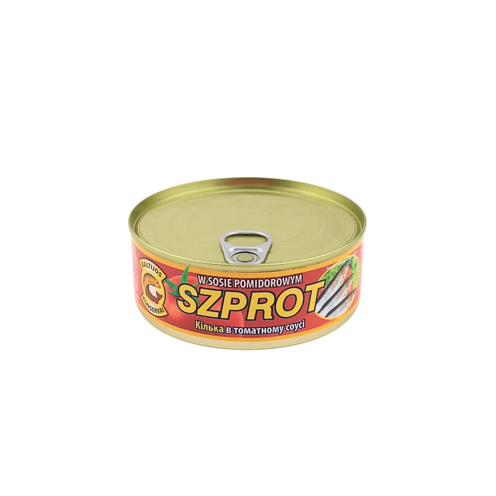 Szproty w sosie pomidorowym "Baltijos Konservaj" 240g