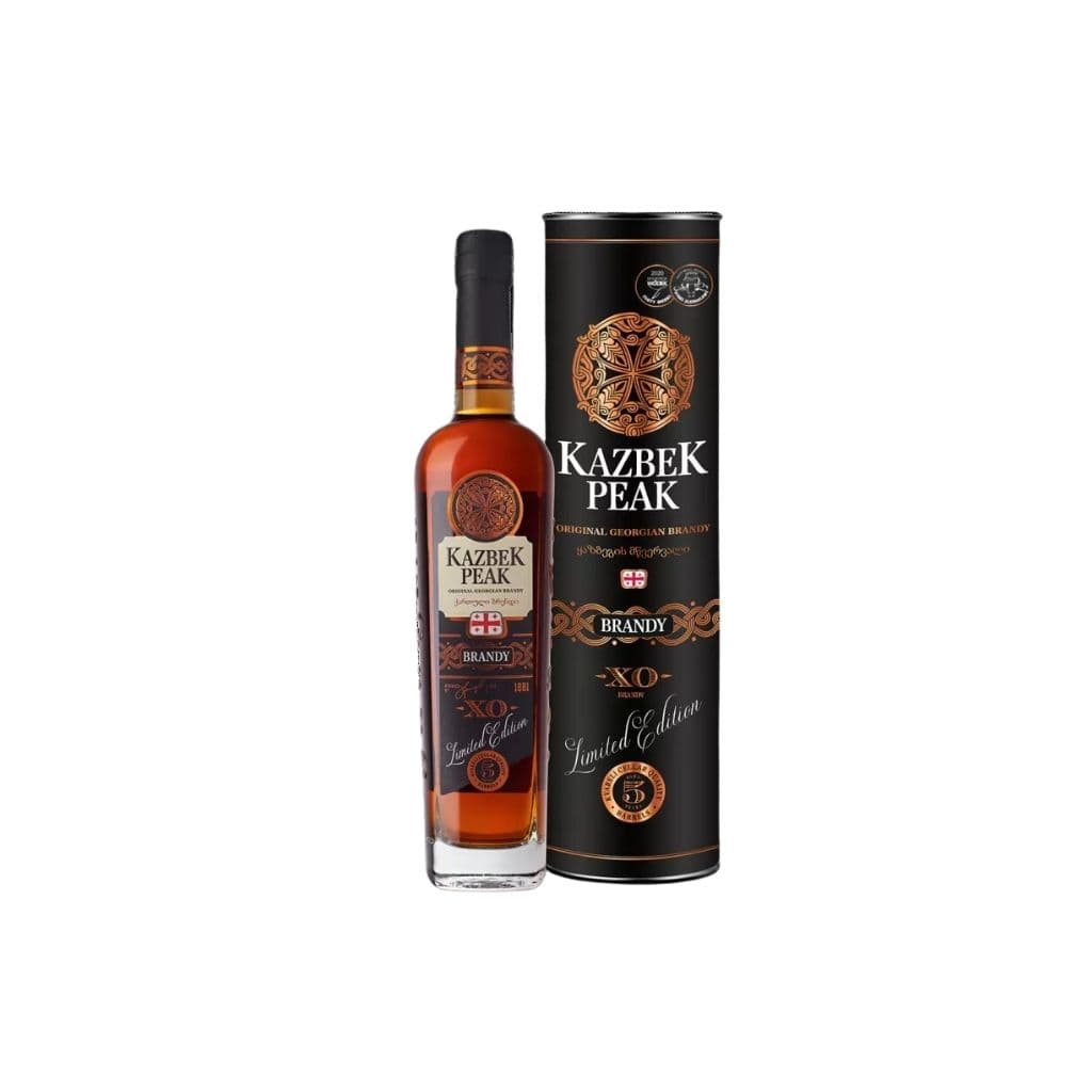 Brandy Peak Aget 5-yo + Gift box "Kazbek Peak" 500ml