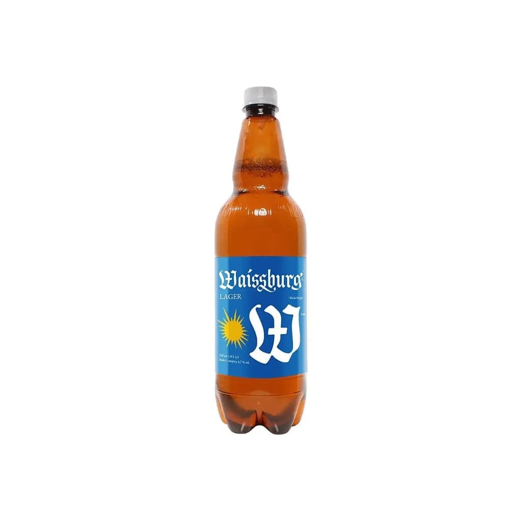 Piwo jasne filtrowane Lager 4,7% "Waissburg" PET 1l