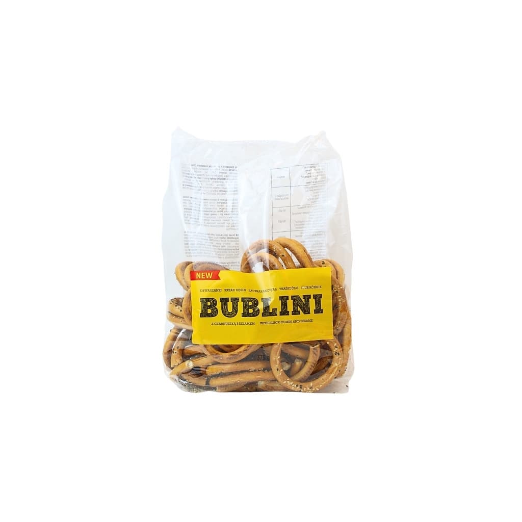 Obwarzanki z czarnuszką i sezamem "BUBLINI" 375g