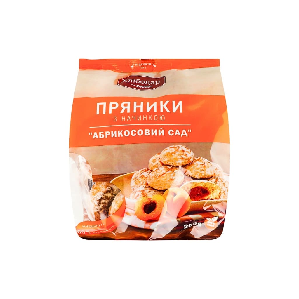 Pierniki morelowy sad "Hlibodar" 250g