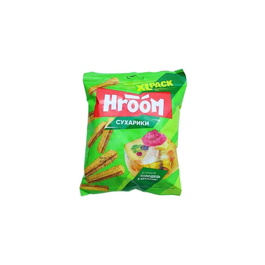 Sucharki zytnie o smaku galeretki z chrzanem "TM Hroom" 90g