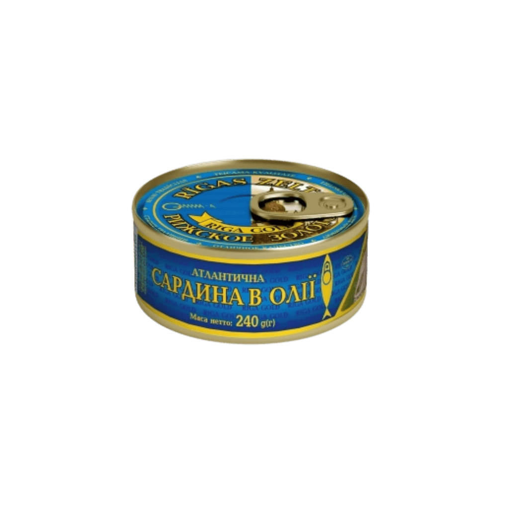 Sardynki w oleju "Riga Gold" 240g