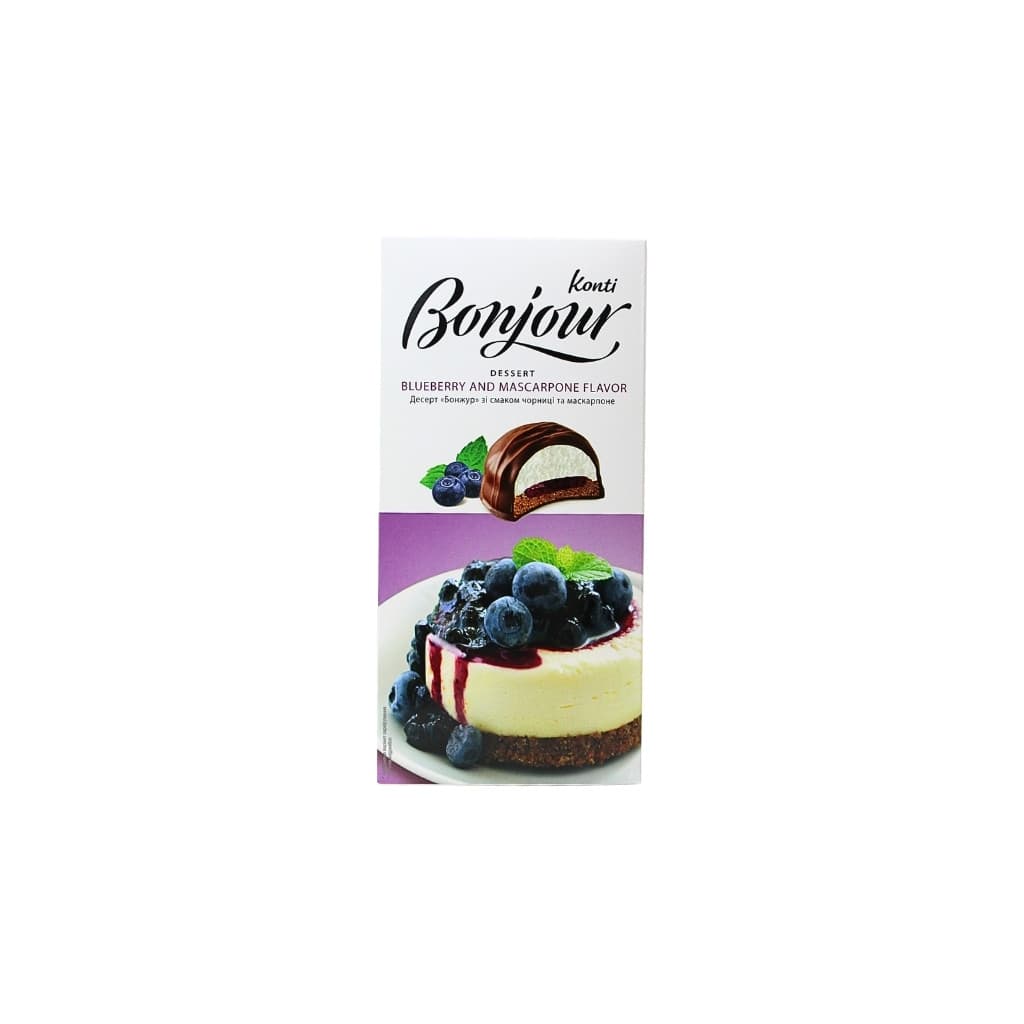 Bombonierka borówka-mascarpone "Bonjour" 232g