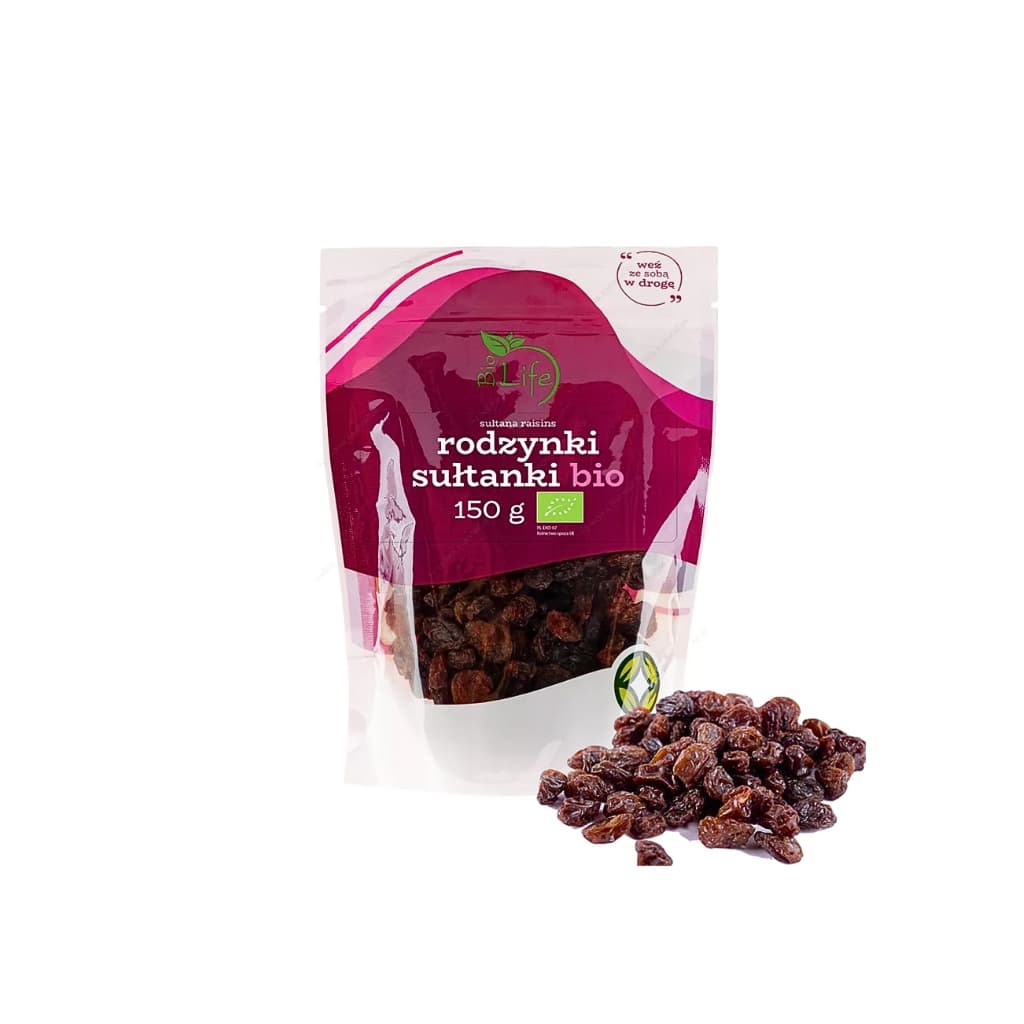 Rodzynki ekologiczne sułtanki BIO Bio Life, 150g