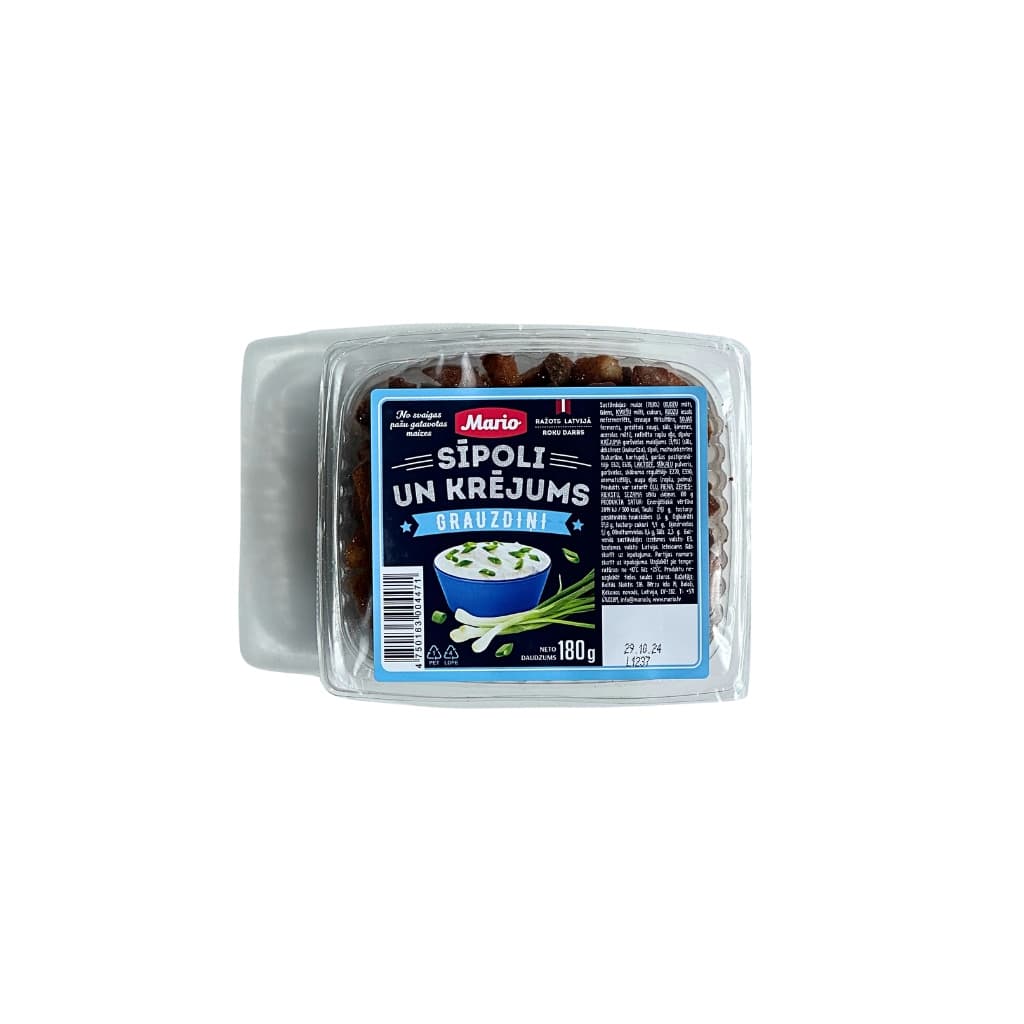 Grzanki żytnie ulubione śmietana z cebulką "Mario" 180g