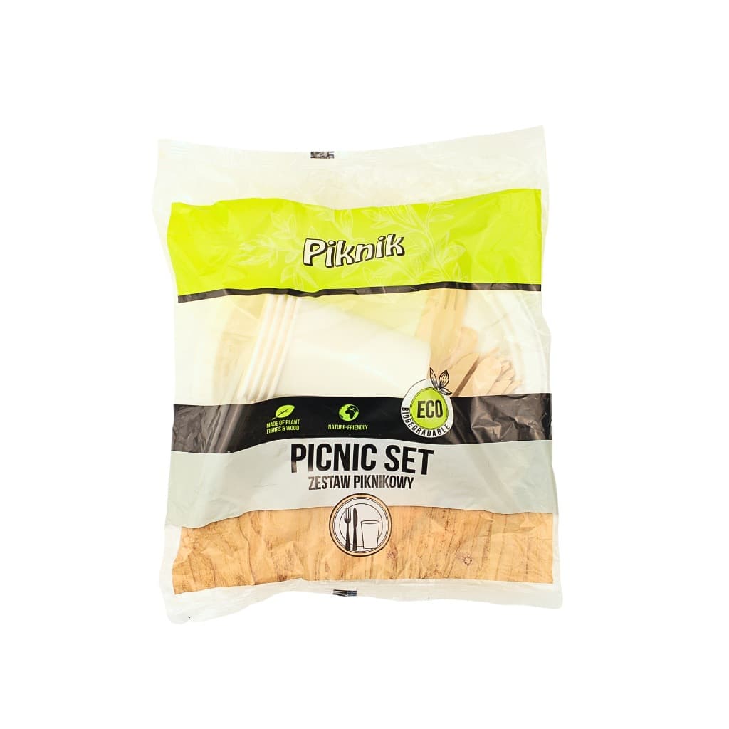 Zestaw naczyn na 4 osoby Eko "Piknik"