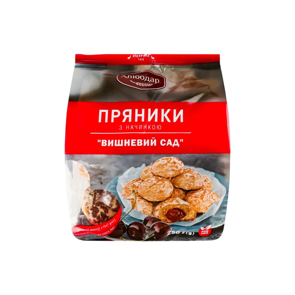 Pierniki wiśniowy sad "Hlibodar" 250g