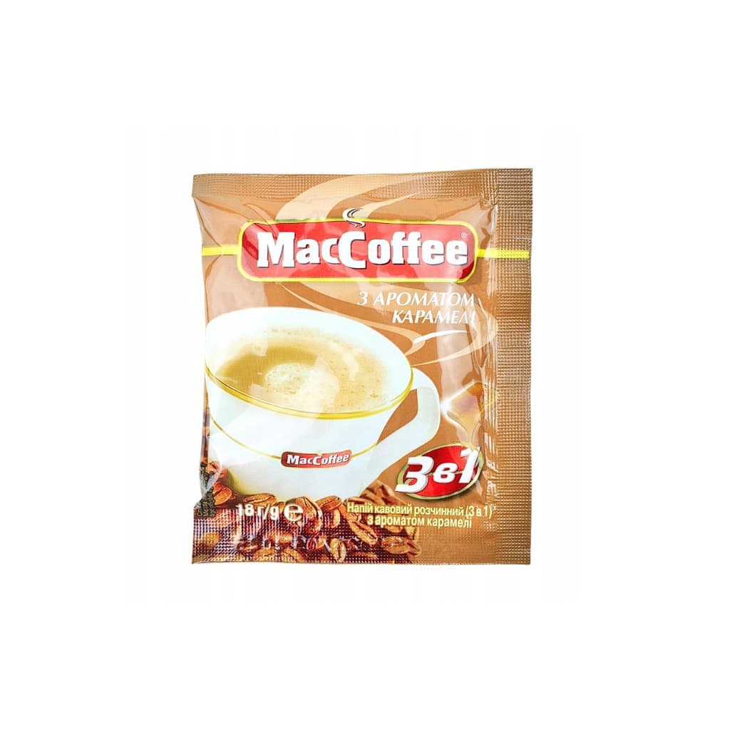 Kawa 3 w 1 saszetka KARMEL "MacCoffee" 18gr