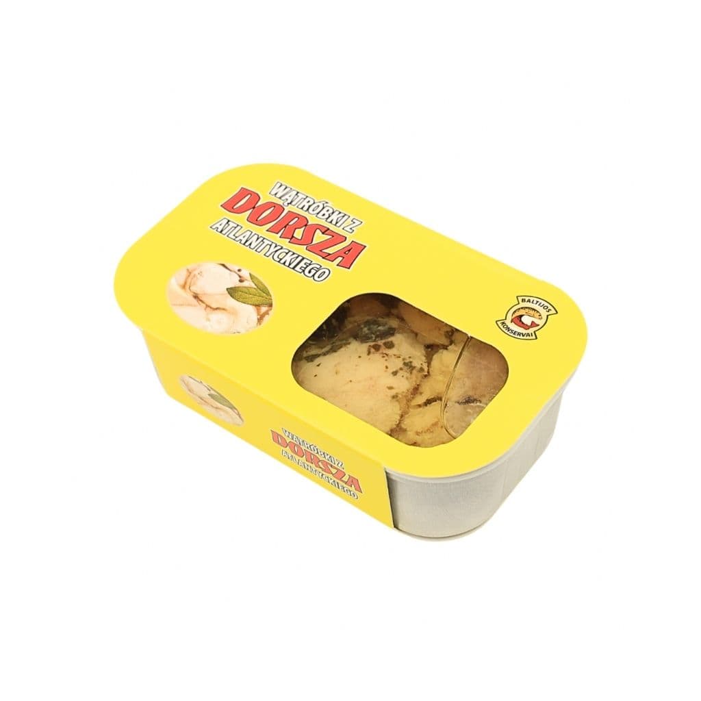 Wątroba natural z dorsza "Baltijos Konservai" 120g
