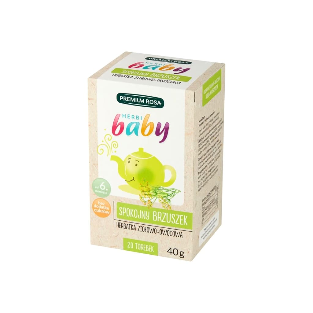 Herbatka dla dzieci i niemowląt Spokojny Brzuszek Premium Rosa, 40g