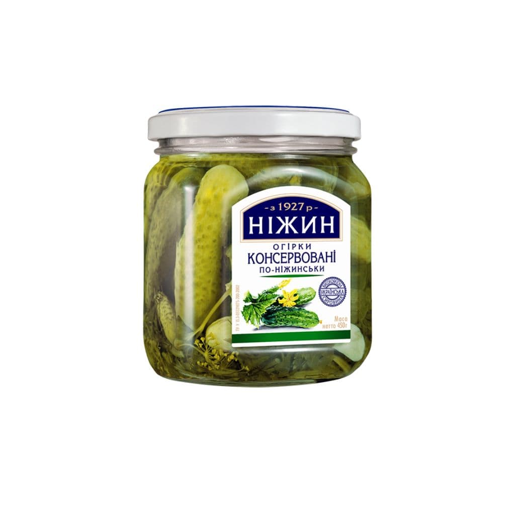Ogórki konserwowane po niżyńsku "Nizyn" 450g