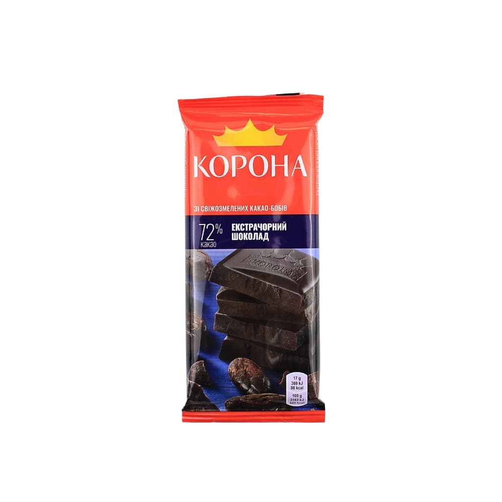 Czekolada extra czarna "Korona" 85g