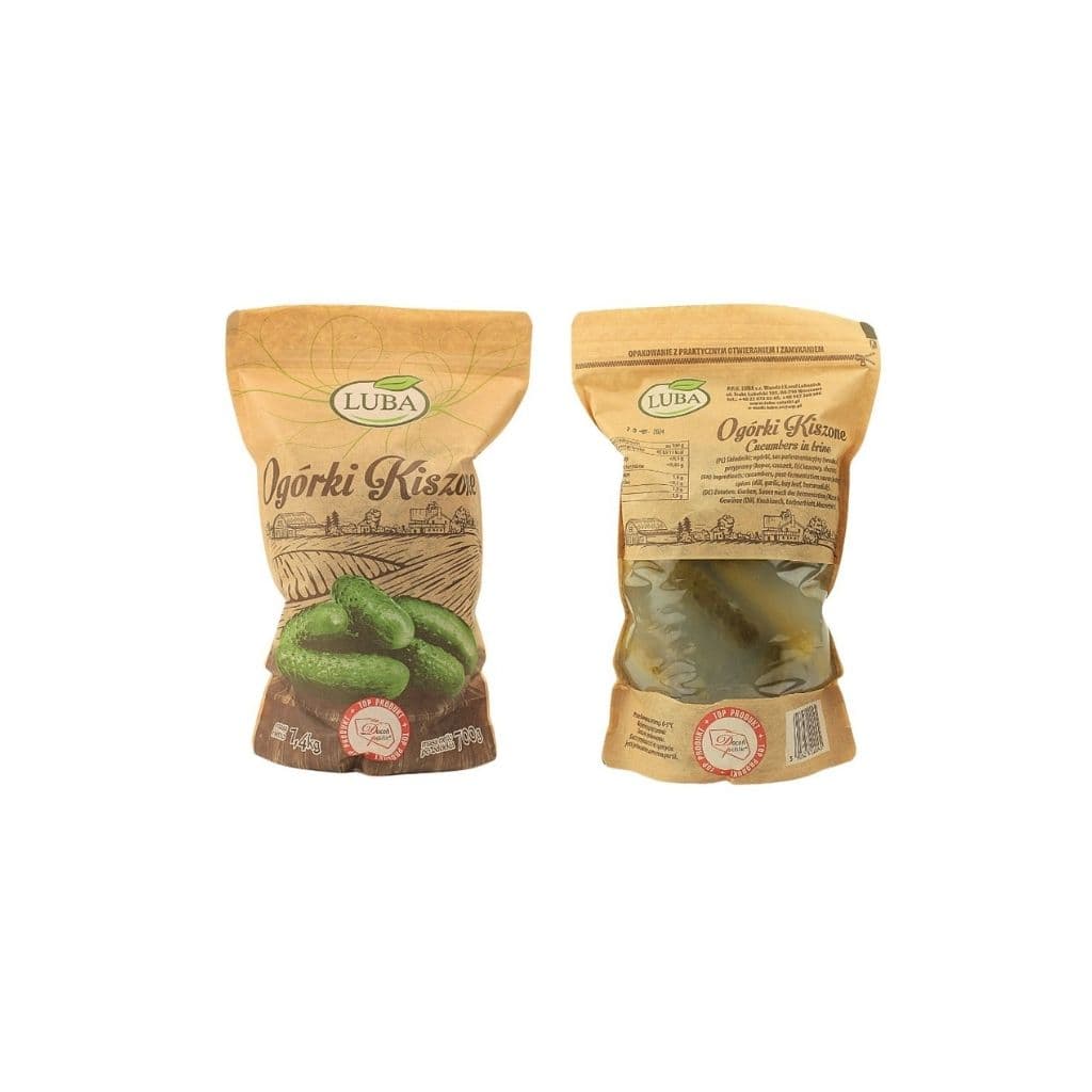 Ogorki kiszone "LUBA" doypack 1,4kg