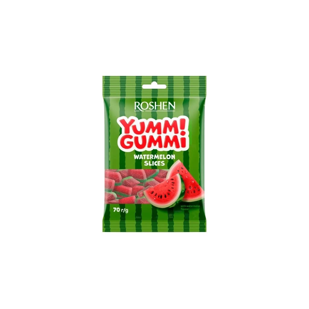 Żelki Yummi Gummi Watermelon Slices "Roshen" 70g