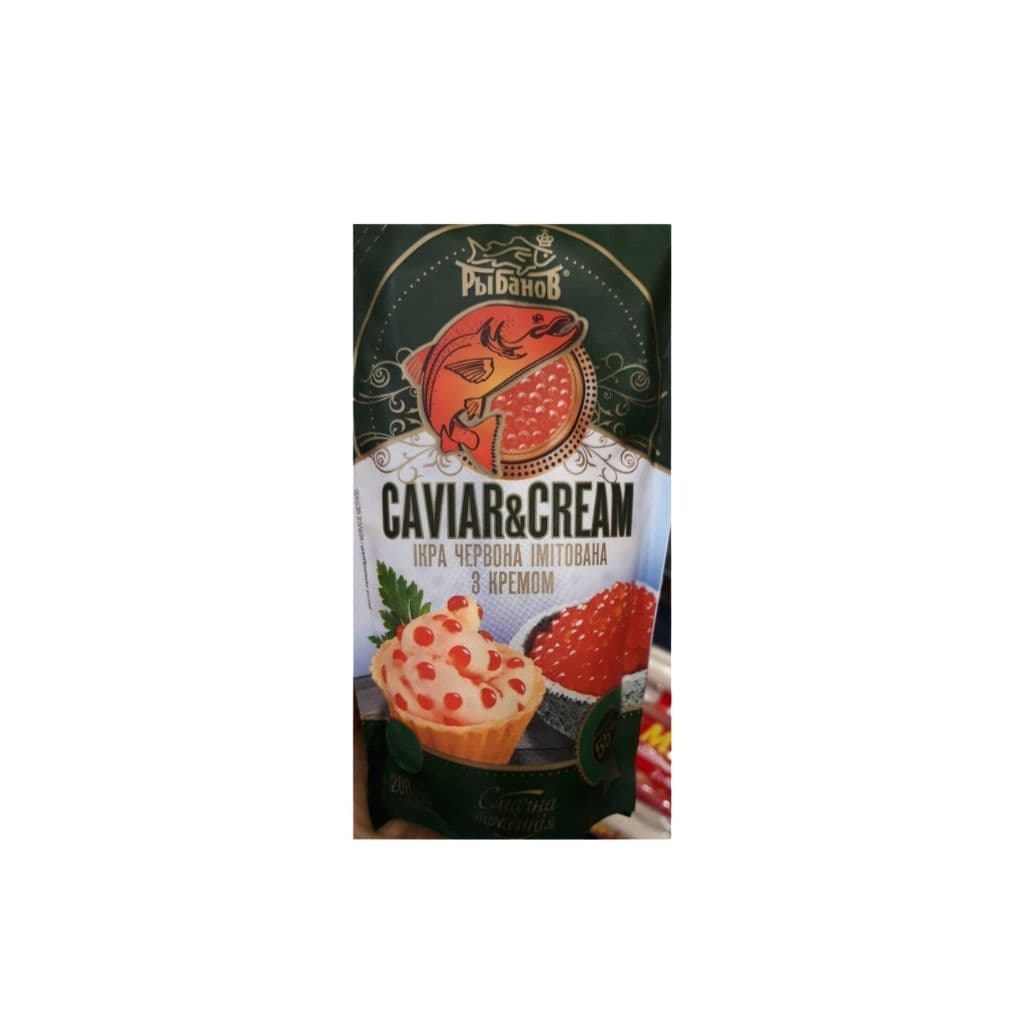 Pasta rybna imitacja i cream czerwony "Rybanow" Doypack 200g