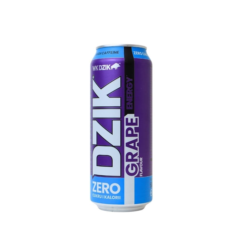 Napój energetyczny winogrono zero kalorii "Dzik" 500ml