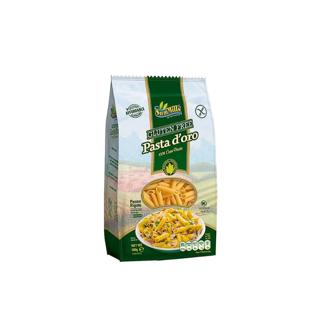 Makaron Rurka skośna kukurydziany bezglutenowy SAM MILLS, 500g