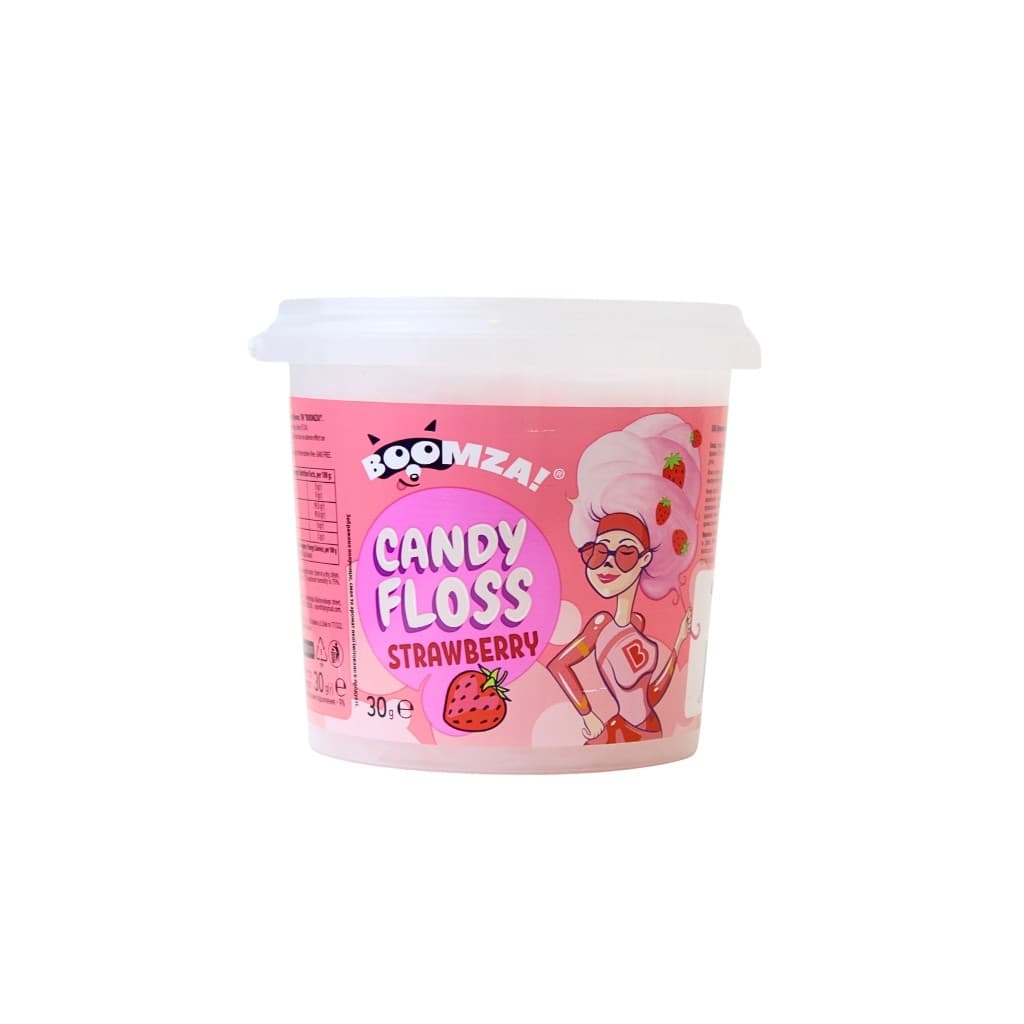Wata cukrowa truskawkowa wata bum "Boomza" 30g