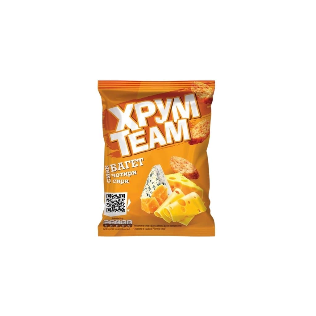 Sucharki o smaku Cztery Sery "Hrumteam" 60g