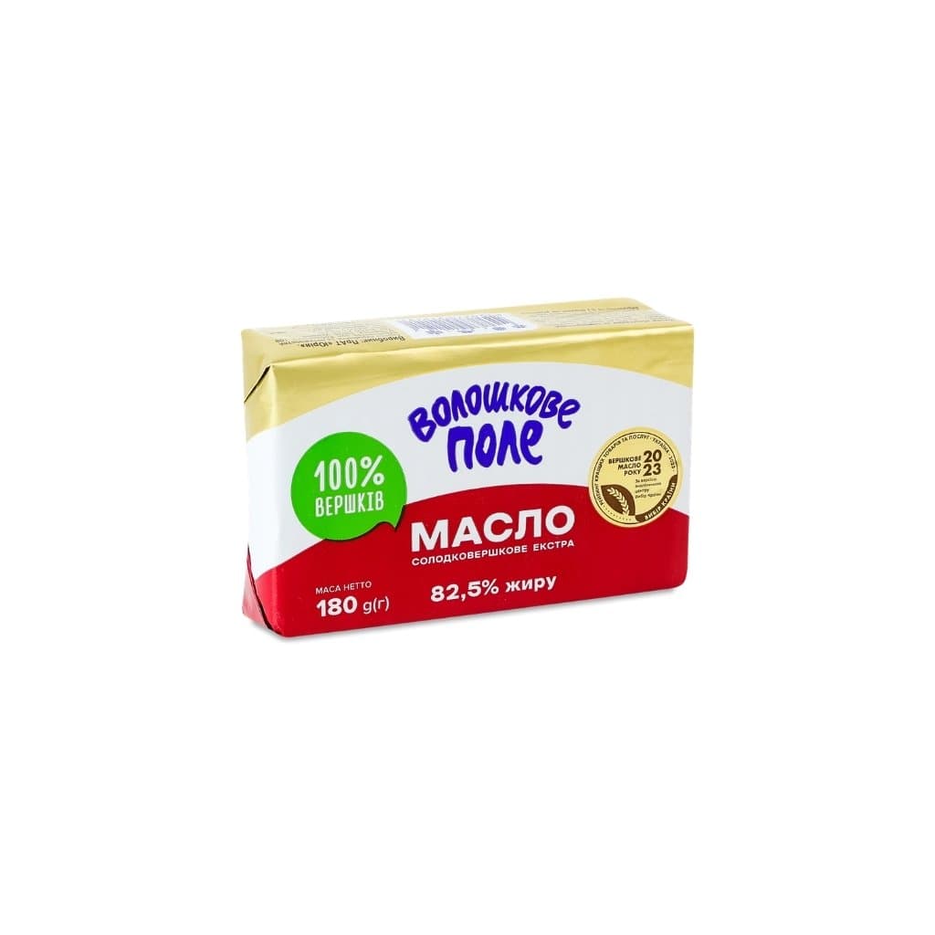Masło śmietankowe Extra 82,5% "TM Voloshkove Pole" 180g