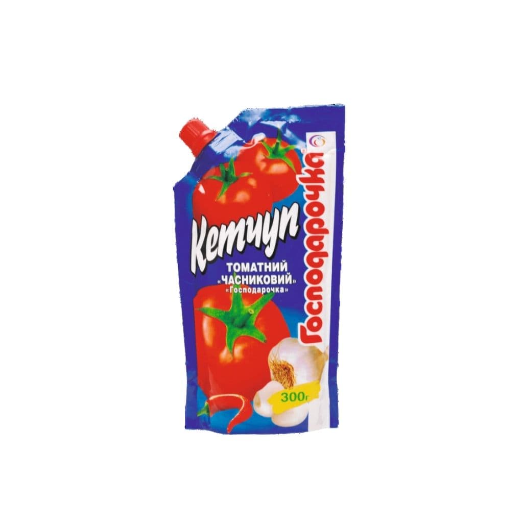 Ketczup z czosnokiem doy-pack "Gospodaroczka" 300g