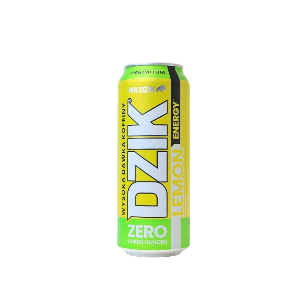 Napój energetyczny lemon zero kalorii "Dzik" 500ml