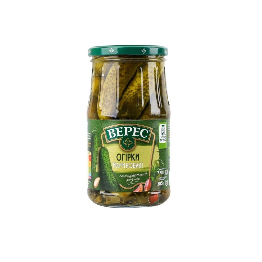 Ogórki marynowane "Veres" 770g