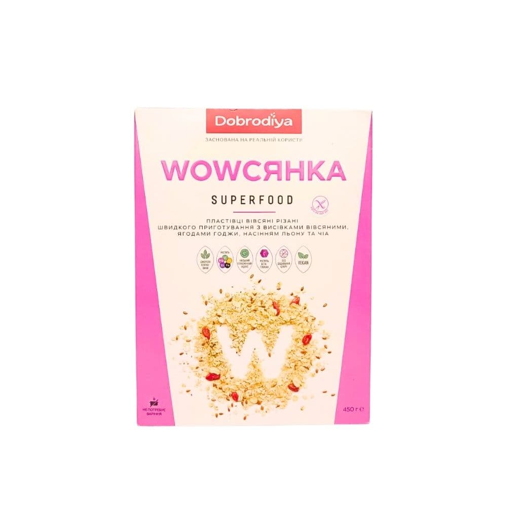 Platki owsiane Premium WOWOATS Superfood 450g