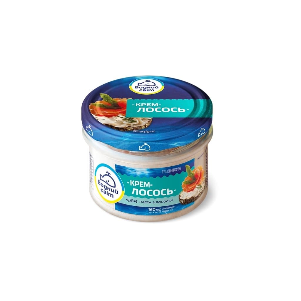 Pasta z pasteryzowanego łososia "Wodny świat" sloik 160g