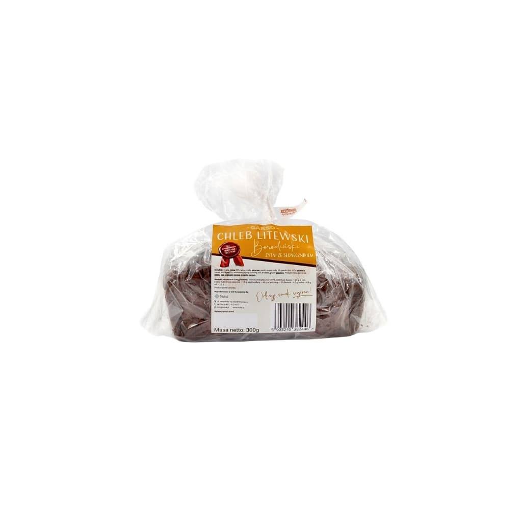 Chleb Litewski Borodinski ze słonecznikiem "Garso" 300g