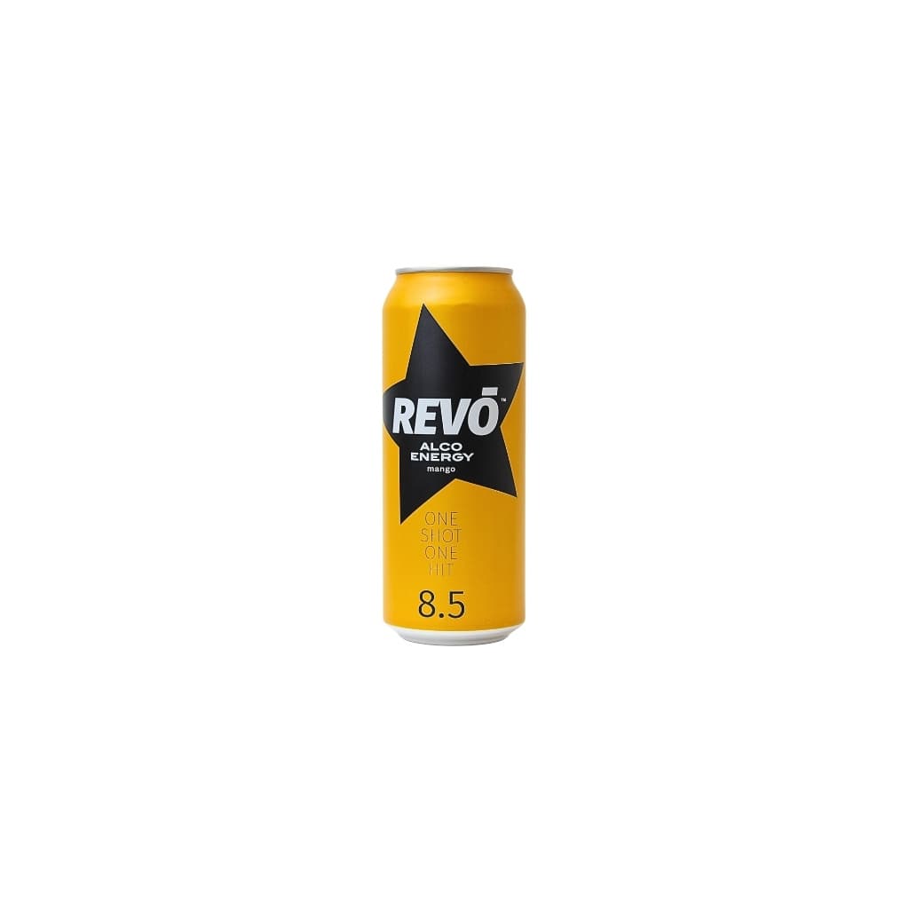 Napój energetyczny alkoholowy mango "Revo" pusz ZWR 500ml